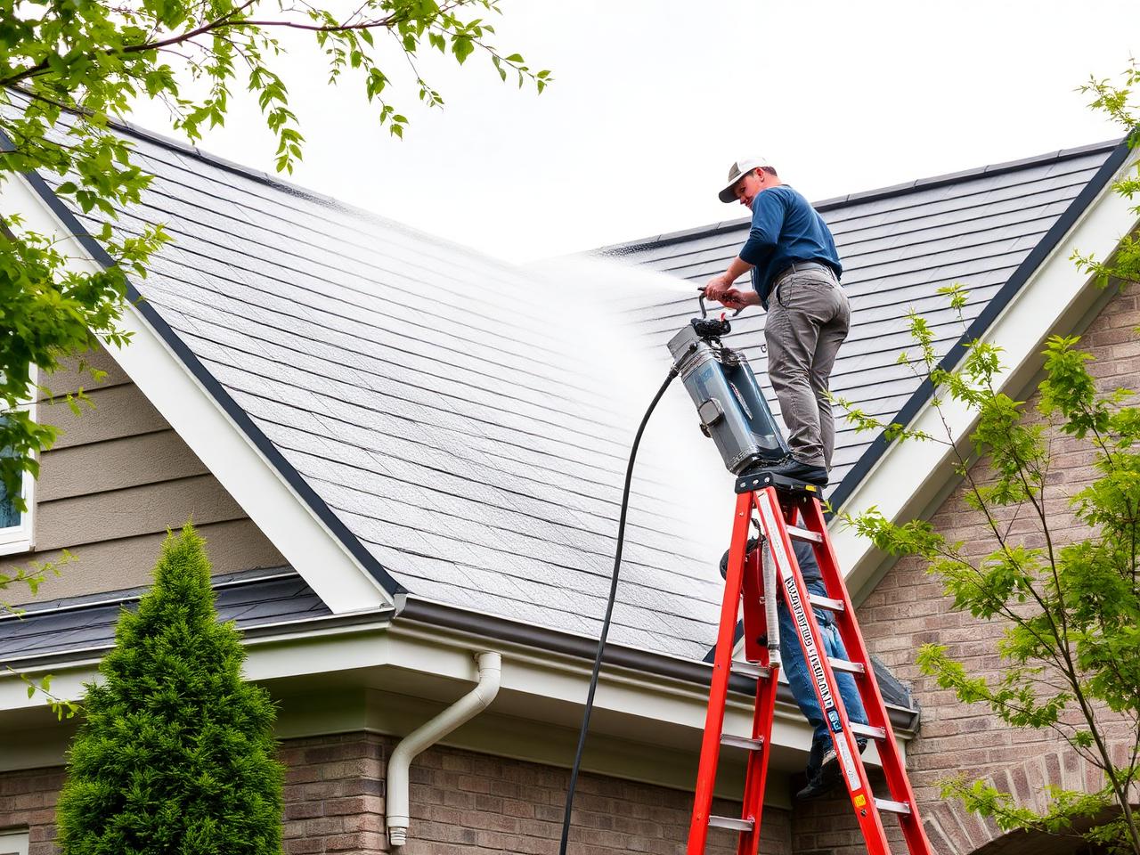 Roof Algae & Moss Removal