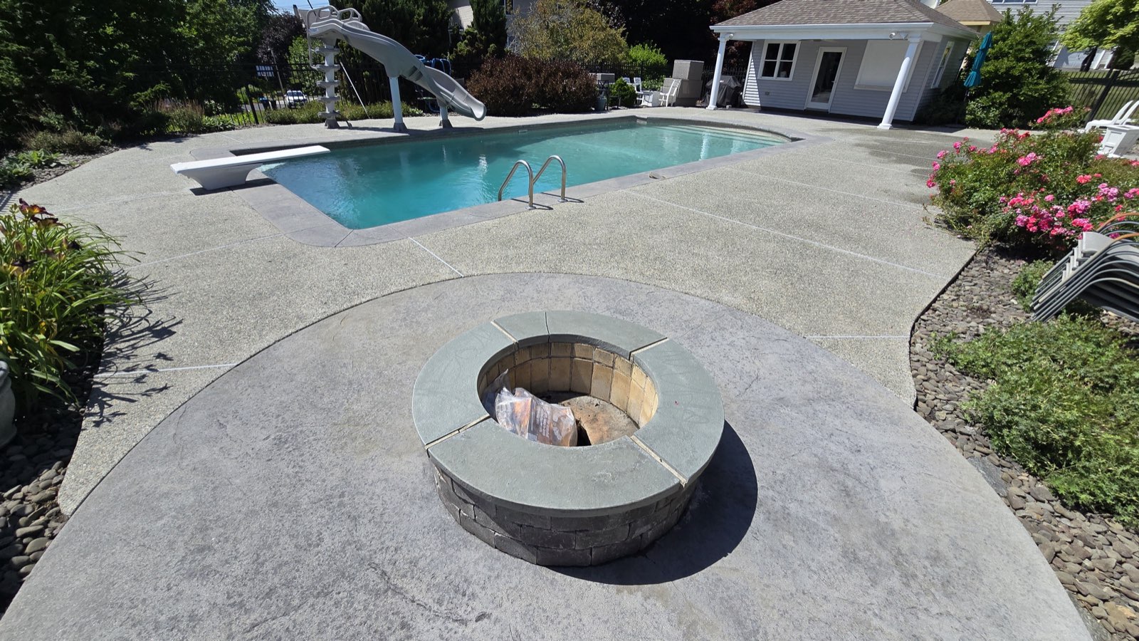 Pool Deck & Fire Pit
